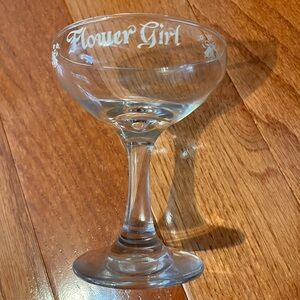 Flower Girl Champagne Glass